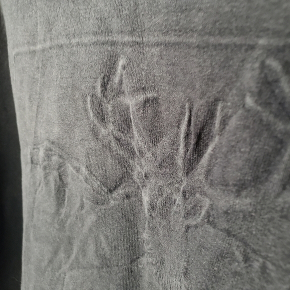 Bass Pro Shops Vintage XL Green Short Sleeve T-shirt 3D Elk in the Mountain Tee - Picture 5 of 5